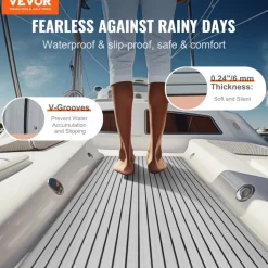 VEVOR Boat Flooring, EVA Foam Boat Decking 94.5