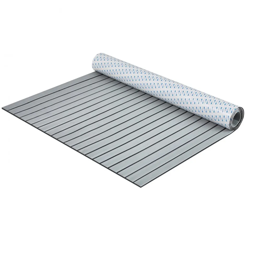 VEVOR Boat Flooring, EVA Foam Boat Decking 94.5" x 45.7", Non-Slip Self-Adhesive Flooring, 29.9 sq.ft Marine Carpet for Boats, Yacht, Pontoon, Kayak Decking