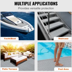 VEVOR Boat Flooring, EVA Foam Boat Decking 94.5