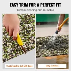 VEVOR Boat Flooring, EVA Foam Boat Decking 94.5" x 35.4", Non-Slip Self-Adhesive Flooring, 23.2 sq.ft Marine Carpet for Boats, Yacht, Pontoon, Kayak Decking
