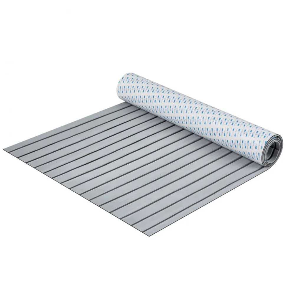 VEVOR Boat Flooring, EVA Foam Boat Decking 94.5" x 35.4", Non-Slip Self-Adhesive Flooring, 23.2 sq.ft Marine Carpet for Boats, Yacht, Pontoon, Kayak Decking
