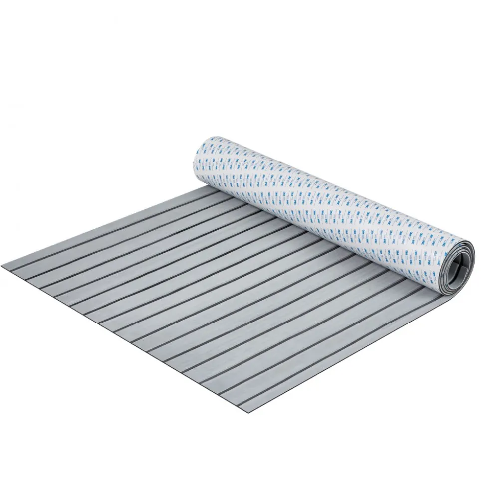 VEVOR Boat Flooring, EVA Foam Boat Decking 94.5" x 35.4", Non-Slip Self-Adhesive Flooring, 23.2 sq.ft Marine Carpet for Boats, Yacht, Pontoon, Kayak Decking
