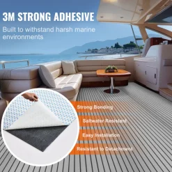 VEVOR Boat Flooring, EVA Foam Boat Decking 94.5