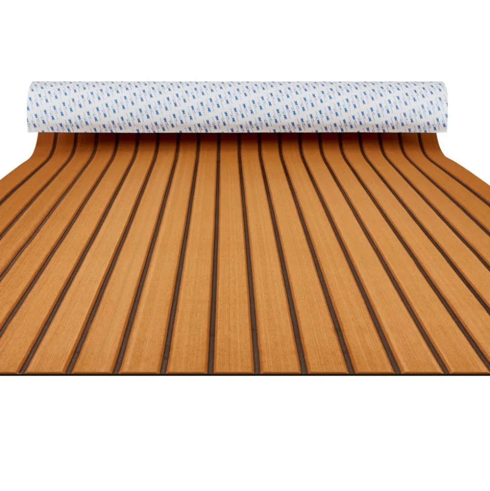 VEVOR Boat Flooring, EVA Foam Boat Decking 94.5" x 46", Non-Slip Self-Adhesive Flooring, 29.9 sq.ft Marine Carpet for Boats, Yacht, Pontoon, Kayak Decking