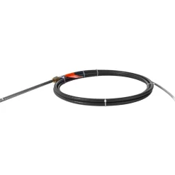VEVOR Boat Steering Cable, 17 Feet Outboard Marine Rotary Steering Cable, 1/2 Ton High Tensile Strength, Replacement Steering Cable Compatible with Most Single-Station Outboard Steering Systems