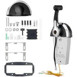 VEVOR Boat Throttle Control, 8M0059686 Top-Mounted Outboard Remote Control Box for Mercury PT 2-Stroke, Marine Throttle Control Gear Box with Power Trim Switch