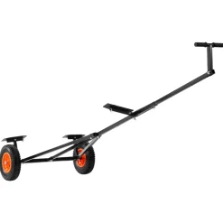 VEVOR Boat Trailer Dolly, 420lbs Load Capacity, Carbon Steel Trailer Mover with Adjustable Length, 15.7 in Pneumatic Tires and Nonslip Support Bracket, for Moving Kayak Motorboat Fishing Boat