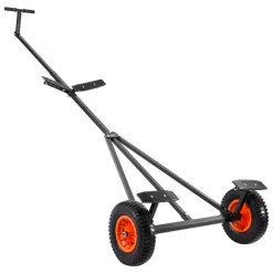 VEVOR Boat Trailer Dolly, 420lbs Load Capacity, Carbon Steel Trailer Mover with Adjustable Length, 15.7 in Pneumatic Tires and Nonslip Support Bracket, for Moving Kayak Motorboat Fishing Boat