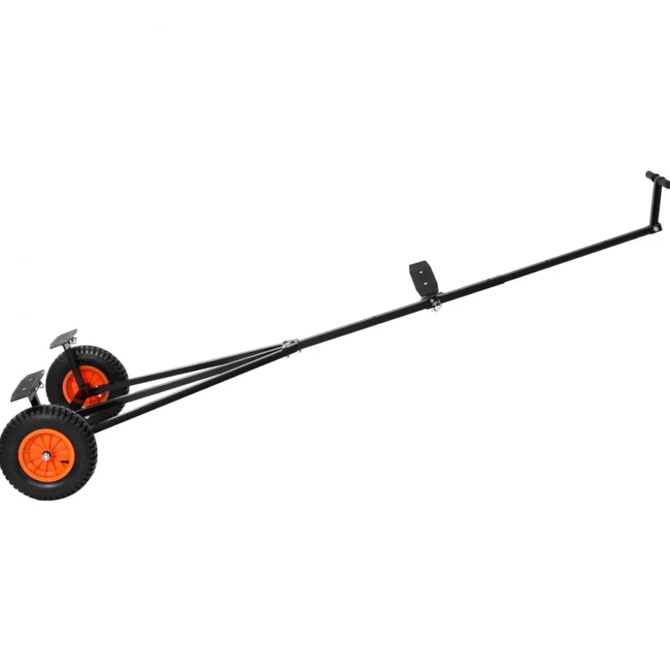 VEVOR Boat Trailer Dolly, 420lbs Load Capacity, Carbon Steel Trailer Mover with Adjustable Length, 15.7 in Pneumatic Tires and Nonslip Support Bracket, for Moving Kayak Motorboat Fishing Boat