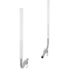 VEVOR Boat Trailer Guide, 60″ Adjustable Design Trailer Guide Poles, 2PCS High-Hardness Steel Trailer Guide-Ons, Trailer Guides with PVC Pipes, for Ski Boat, Fishing Boat or Sailboat Trailer