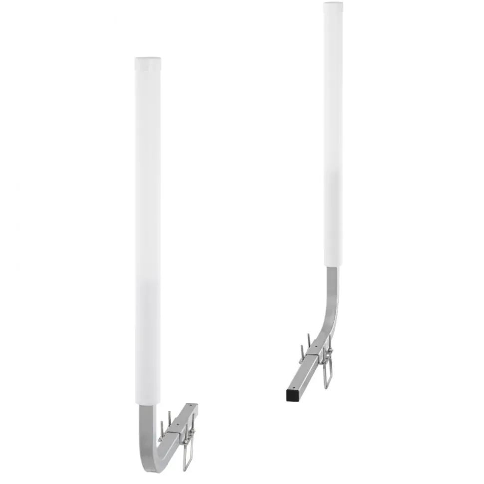 VEVOR Boat Trailer Guide, 60″ Adjustable Design Trailer Guide Poles, 2PCS High-Hardness Steel Trailer Guide-Ons, Trailer Guides with PVC Pipes, for Ski Boat, Fishing Boat or Sailboat Trailer