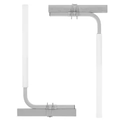 VEVOR Boat Trailer Guide, 40″ Adjustable Design Trailer Guide Poles, 2PCS High-Hardness Steel Trailer Guide-Ons, Trailer Guides with PVC Pipe Posts, for Ski Boat, Fishing Boat or Sailboat Trailer