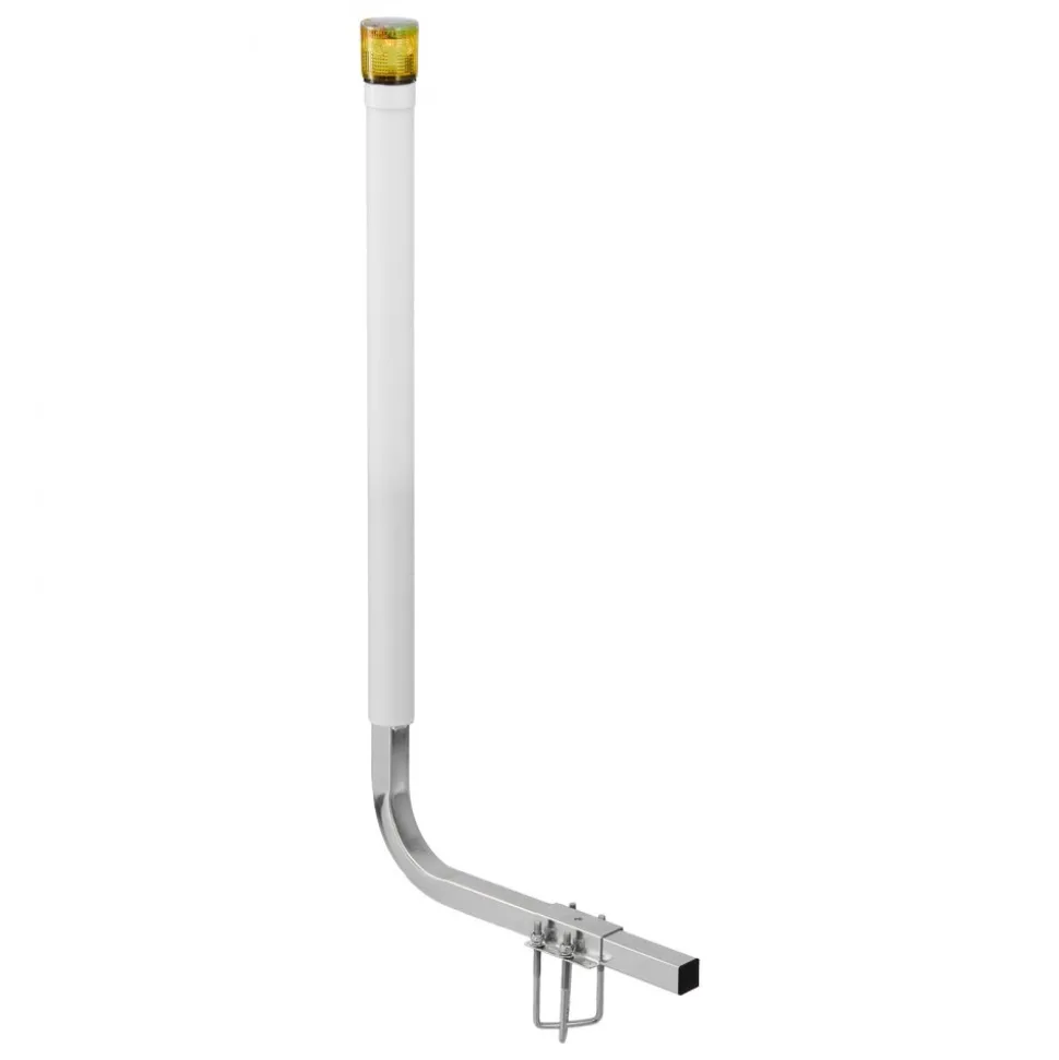 VEVOR Boat Trailer Guide, 46 in with LED Light Trailer Guide Poles, 2PCS High-Hardness Steel Guide-Ons, Wide Adjustable Trailers Guides with PVC Pipes, for Ski Boat, Fishing Boat or Sailboat Trailers