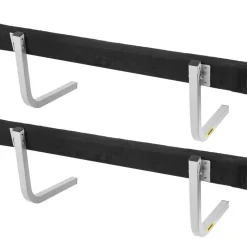 VEVOR Boat Trailer Guide-ons, 2 PCS Rustproof Steel Trailer Guide ons, Trailer Guides with Carpet-Padded Boards, Mounting Parts Included, for Ski Boat, Fishing Boat or Sailboat Trailer