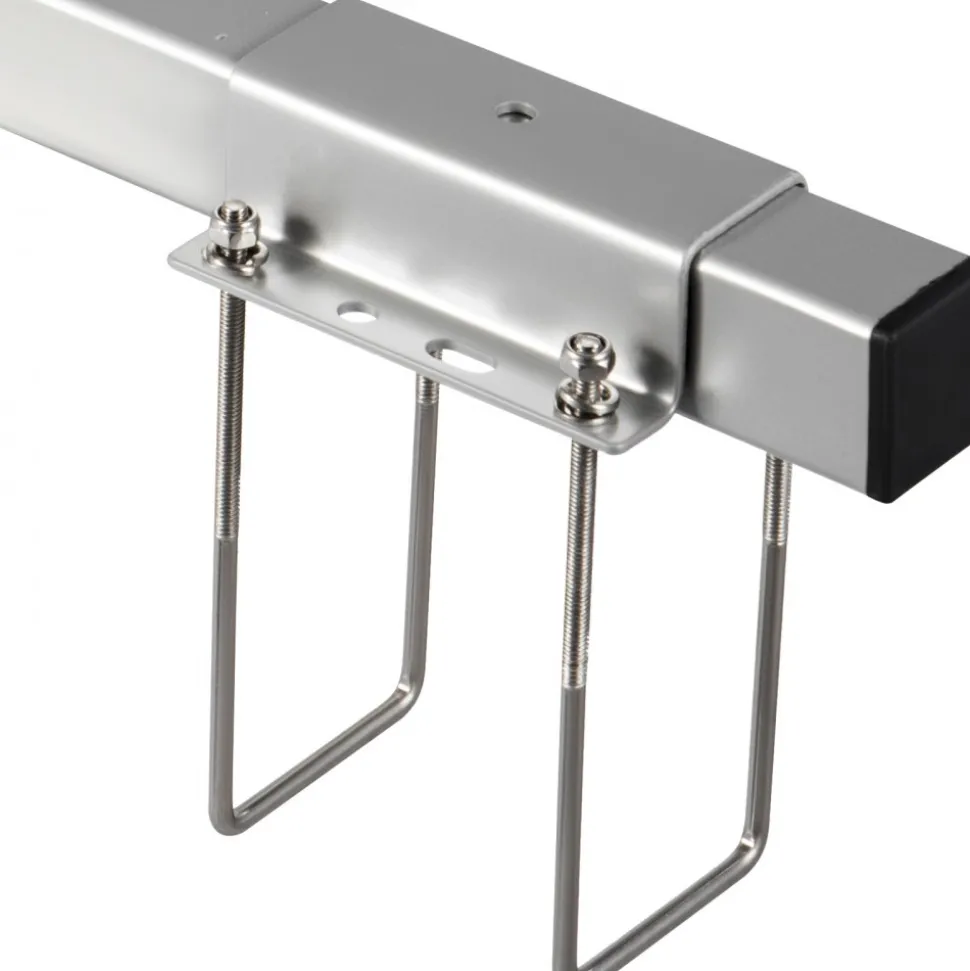 VEVOR Boat Trailer Guide-ons, 2 PCS Rustproof Steel Trailer Guide ons, Trailer Guides with Carpet-Padded Boards, Mounting Parts Included, for Ski Boat, Fishing Boat or Sailboat Trailer