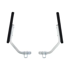 VEVOR Boat Trailer Guides, 1.2 in Adjustable Width Trailers Guide, 2PCS High-Hardness Steel Trailer Guide-Ons with Thick Support Pads, Fits L-Beam, Box or C-Channel Bunk-Style Pontoon Trailers