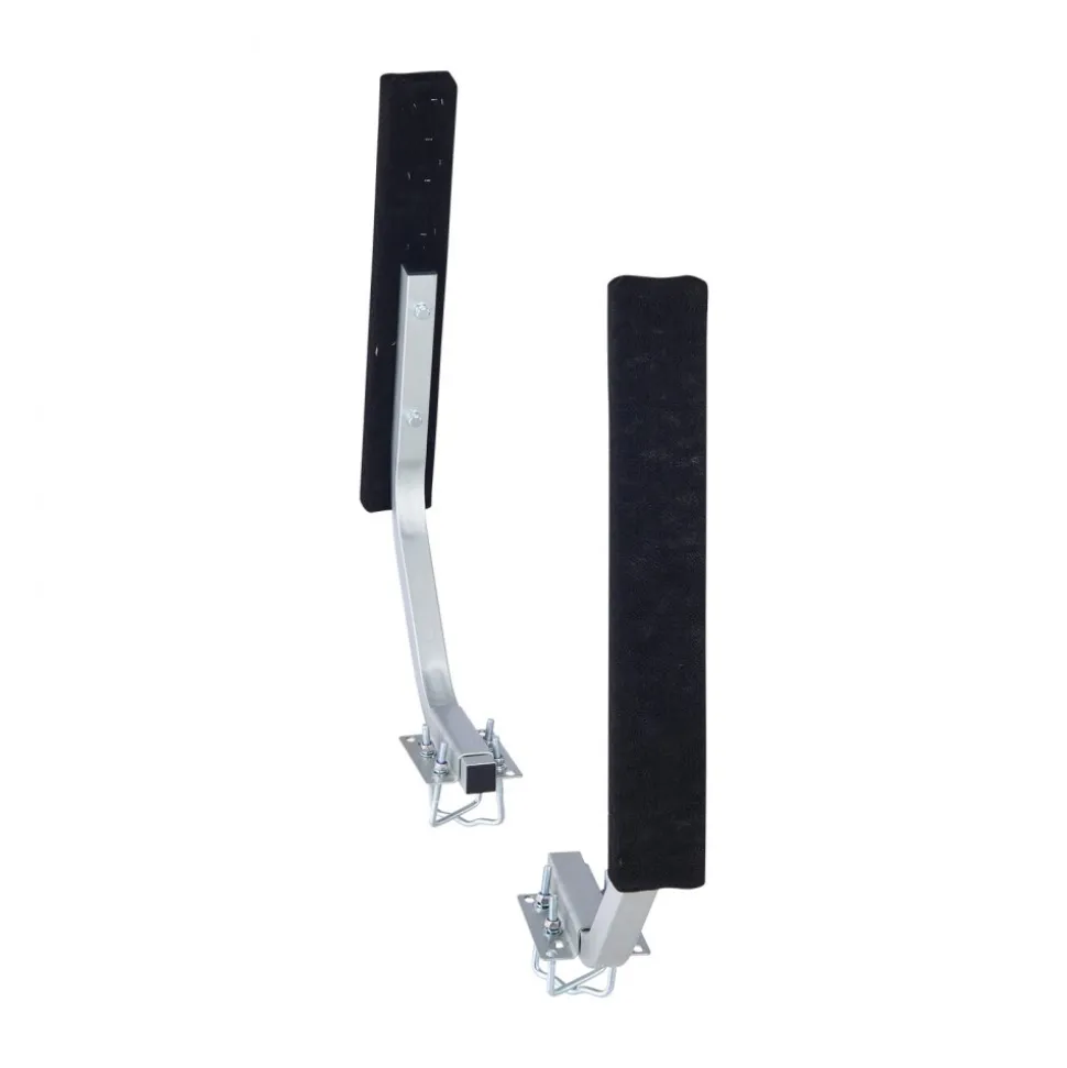 VEVOR Boat Trailer Guides, 1.2 in Adjustable Width Trailers Guide, 2PCS High-Hardness Steel Trailer Guide-Ons with Thick Support Pads, Fits L-Beam, Box or C-Channel Bunk-Style Pontoon Trailers