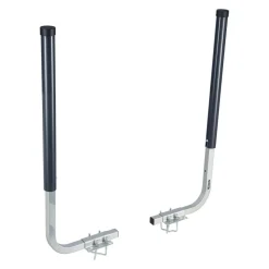 VEVOR Boat Trailer Guides, 16.7 in/18.7 in Height Adjustable Trailers Guide, 2PCS Thickened Steel Trailer Guide-Ons with Thick Support Pads, Fits L-Beam, Box or C-Channel Bunk-Style Pontoon Trailers