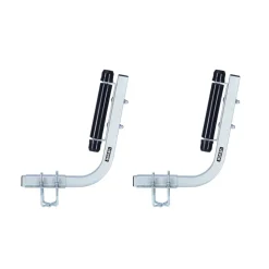 VEVOR Boat Trailer Guides, 18.5 in/20.5 in Height Adjustable Trailers Guide, 2PCS Thickened High-Duty Steel Trailer Guide-Ons with Smooth Roller Guidance, for V-Hull Boats, Small to Mid-Size Boats