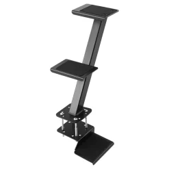 VEVOR Boat Trailer Steps, 3-Step, Heavy-Duty Boat Trailer Steps with Handle, Non-Slip Surface, 3 Mounting Angle Options, Carbon Steel Ladder Suitable for 3" x 3"/3" x 5"/4" x 4" Frame, Bottom Mounting