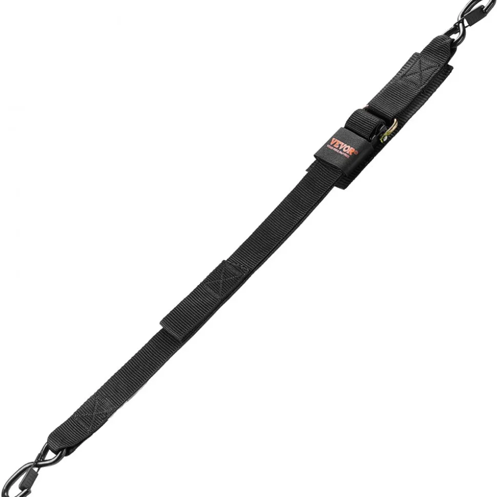 VEVOR Boat Trailer Transom Straps, 2 in x 4 ft Ratchet Tie Down Straps with Security Lock S Hooks, 2 Pack Heavy Duty Ratchet Tie Down Straps with 1500 lbs Break Strength, for Trailers, Vehicles, Boat