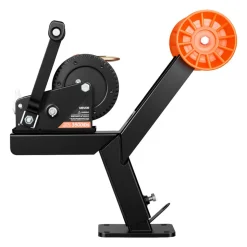 VEVOR Boat Trailer Winch Stand with Roller, 3500 lbs, 20ft Orange Polyester Strap, Boat Winch Mount, for 2-3 Inches W x 3-4 Inches H Trailer Tongue, Fit for Jet Ski, Sailboat, Speedboat