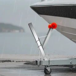 VEVOR Boat Trailer Winch Stand, 3 x 3 x 34-inch Winch Posts, Boat Winch Mount with U-Bolts for 3 Inches W x 3-4 Inches H Trailer Tongue, Galvanized, Fit for Jet Ski, Sailboat, Fishing Boat, Speedboat
