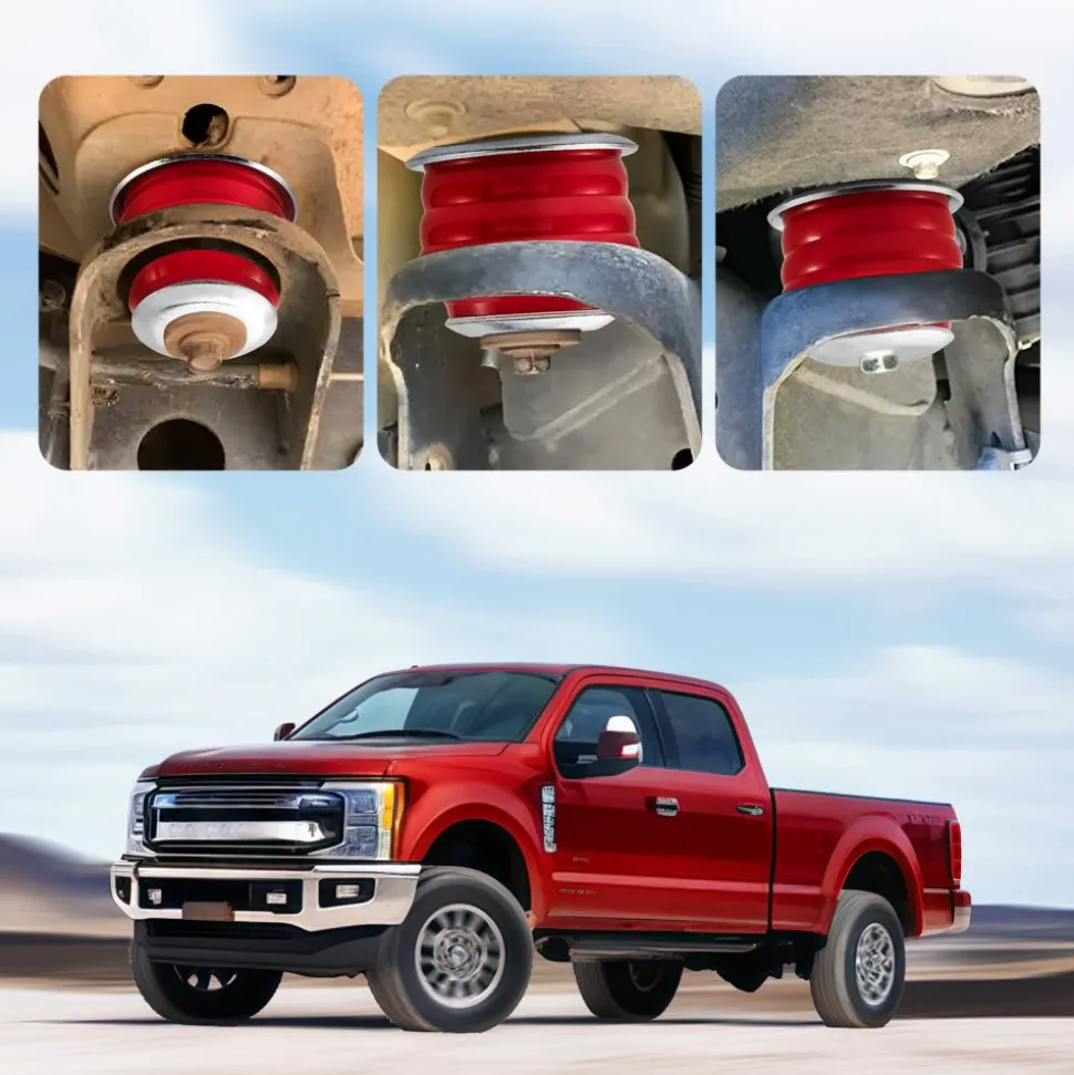 VEVOR Body Mount Bushing Kit, Compatible with 2008-2016 F250 F350 Super Duty, 60 PCS Polyurethane Body Mount Kit, Quick Replacement, Durable Components for Improving Bumpy Driving Performance, Red
