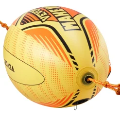 VEVOR Booster Ball, Towable Tube Rope Performance Ball, Thickened PVC Inflatable Booster Balls for Boating and Water Sports - with High Tensile Strength Rope and Speed Safety Valve