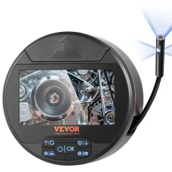 VEVOR Borescope Triple Lens Endoscope Camera with Light, 4.3
