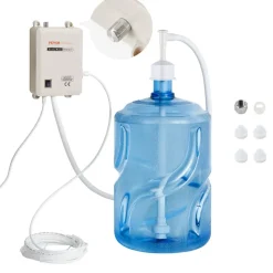 VEVOR Bottled Water Dispenser Pump System, 5 Gallon Dispensing System, Automatic Electric Water Dispenser, Single Inlet Water Jug Pump, Compatible Use with Coffee/Tea Machine, Refrigerator, Ice Maker