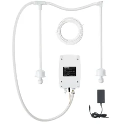 VEVOR Bottled Water Dispenser Pump System, 2x5 Gallon Dispensing System, Automatic Electric Water Dispenser, Double-Pipe Water Jug Pump, Compatible Use with Coffee/Tea Machine, Refrigerator, Ice Maker