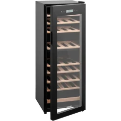 VEVOR 42 Bottle Wine Fridge, Freestanding Wine Cooler Refrigerator, Dual Zone Cooler, 41℉ to 65℉ Adjustable Temp Mini Cellar, Glass Door, For Home Office Bar, Red White Champagne or Sparkling Wines