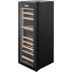 VEVOR 42 Bottle Wine Fridge, Freestanding Wine Cooler Refrigerator, Dual Zone Cooler, 41℉ to 65℉ Adjustable Temp Mini Cellar, Glass Door, For Home Office Bar, Red White Champagne or Sparkling Wines