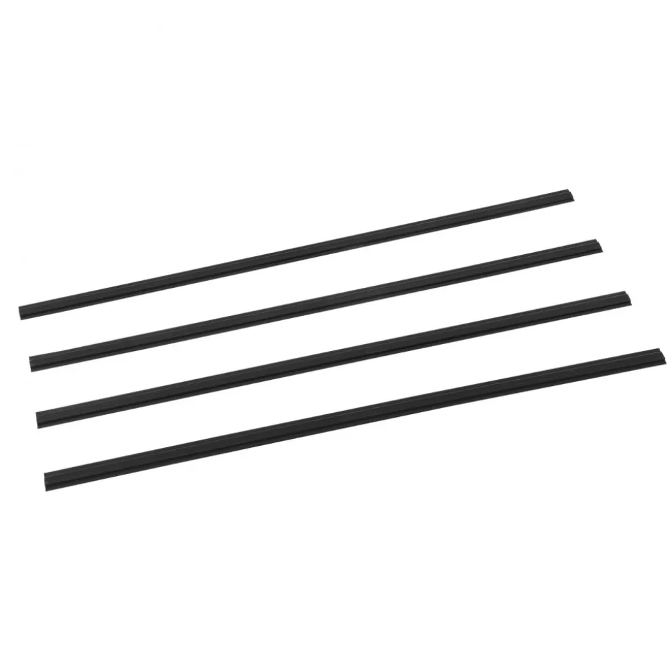 VEVOR Bottom Locking Privacy Slats, Double-Wall Vertical Bottom-Locking Slats with Wings for Chain-Link Fence, High-Density HDPE Chain Link Slats Ideally Fit 6' High Fence for Garden and Farm(Black)