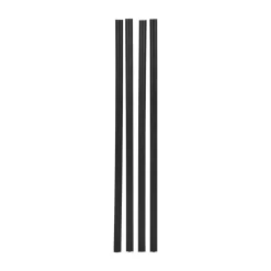 VEVOR Bottom Locking Privacy Slats, Double-Wall Vertical Bottom-Locking Slats with Wings for Chain-Link Fence, High-Density HDPE Chain Link Slats Ideally Fit 6' High Fence for Garden and Farm(Black)