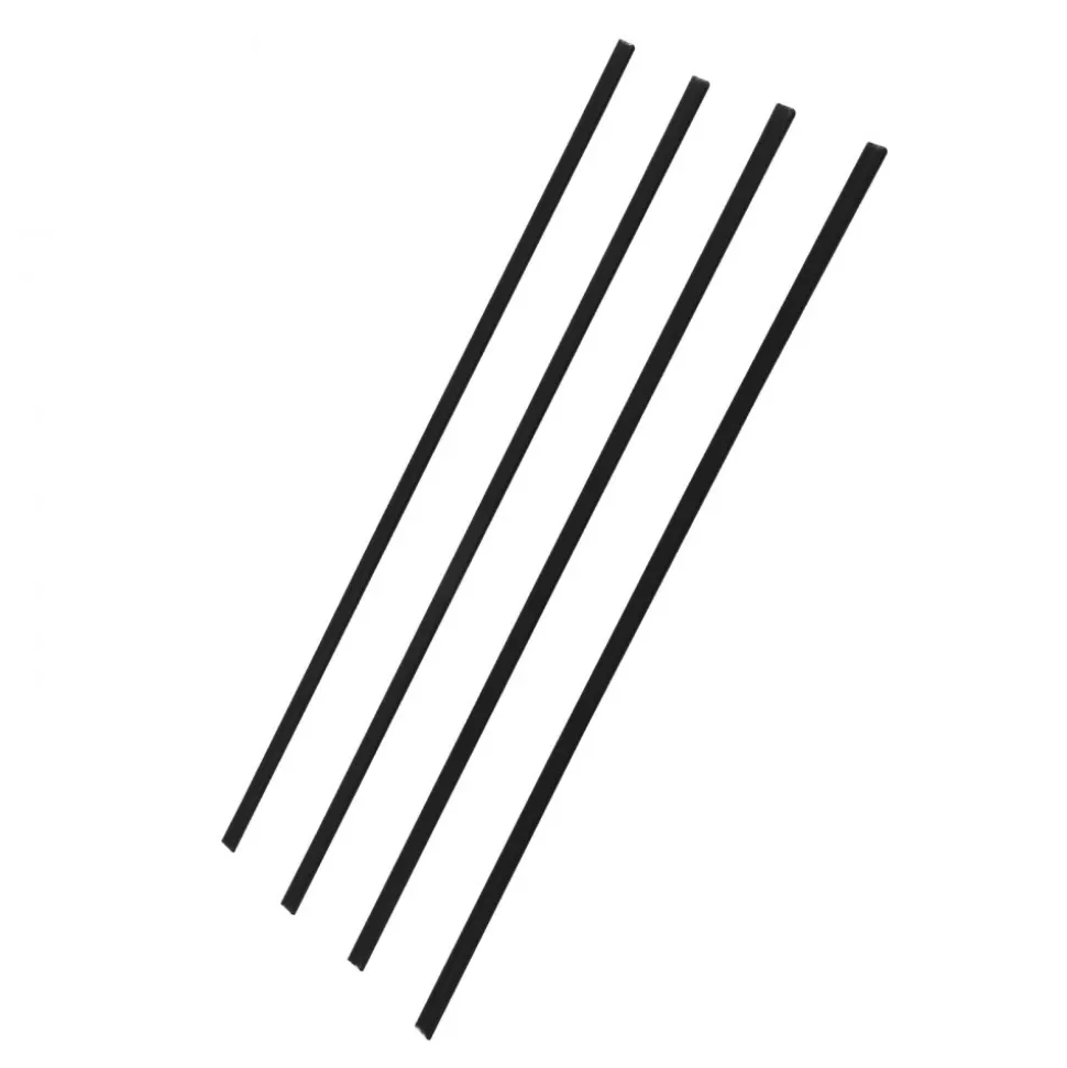 VEVOR Bottom Locking Privacy Slats, Double-Wall Vertical Bottom-Locking Slats for Chain-Link Fence, High-Density HDPE Chain Link Slats Ideally Fit 6' High Fence for Garden, Farm, Sports Field(Black)