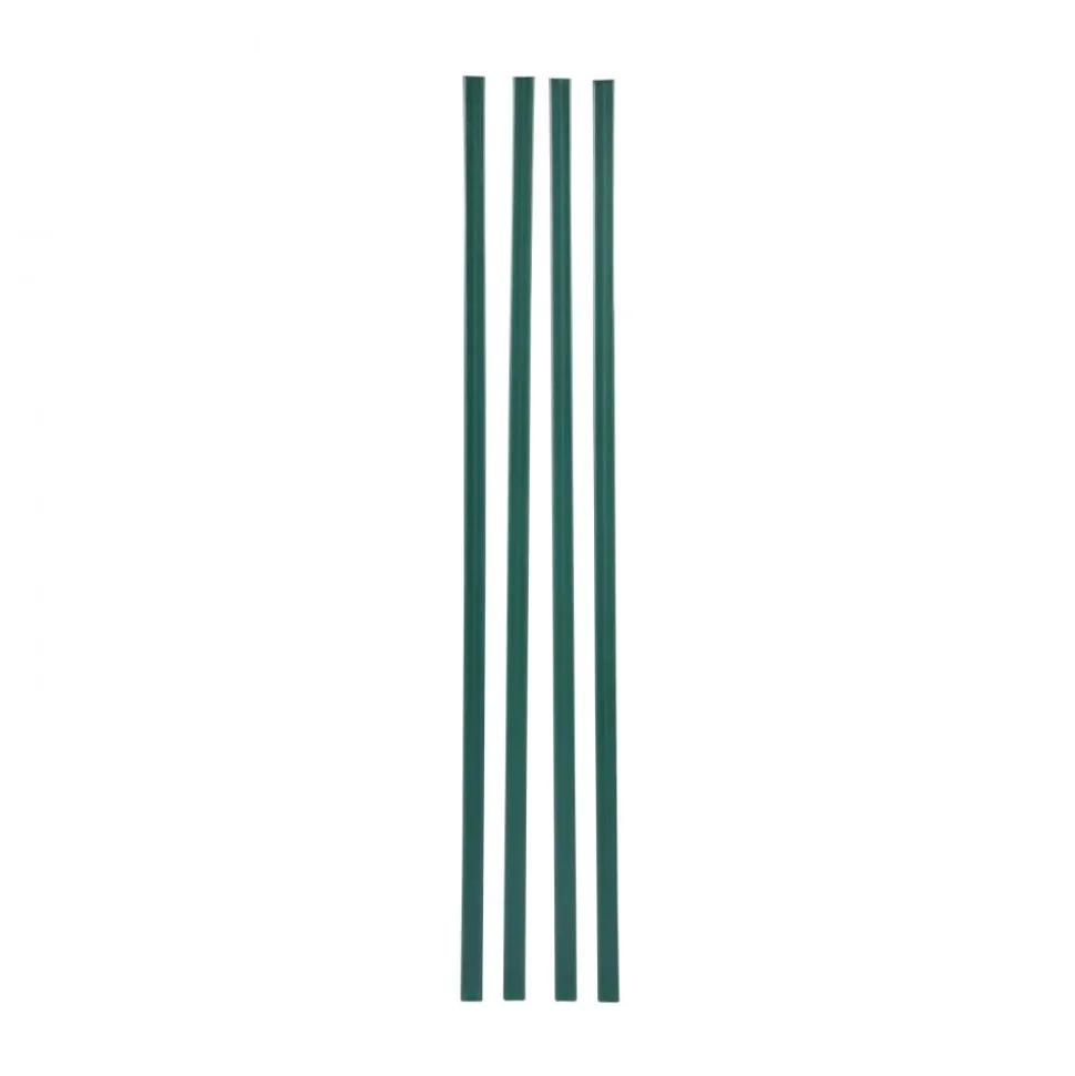 VEVOR Bottom Locking Privacy Slats, Double-Wall Vertical Bottom-Locking Slats with Wings for Chain-Link Fence, High-Density HDPE Chain Link Slats Ideally Fit 8' High Fence for Garden and Farm(Black)