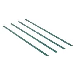 VEVOR Bottom Locking Privacy Slats, Double-Wall Vertical Bottom-Locking Slats with Wings for Chain-Link Fence, High-Density HDPE Chain Link Slats Ideally Fit 8' High Fence for Garden and Farm(Black)