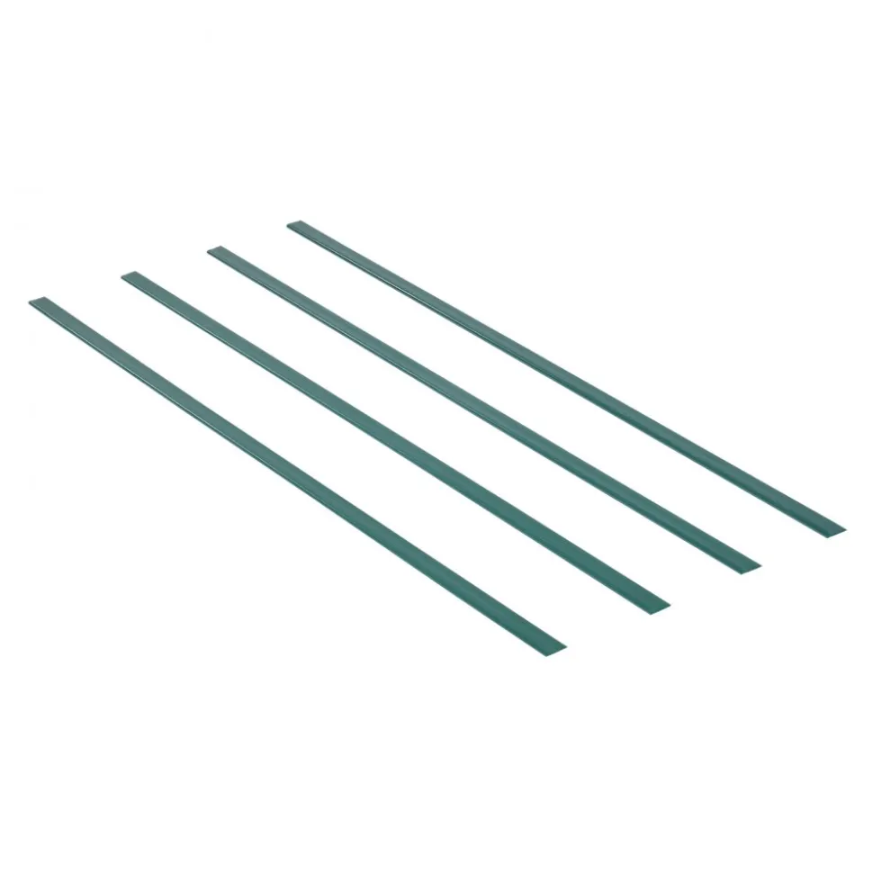 VEVOR Bottom Locking Privacy Slats, Double-Wall Vertical Bottom-Locking Slats with Wings for Chain-Link Fence, High-Density HDPE Chain Link Slats Ideally Fit 8' High Fence for Garden and Farm(Black)