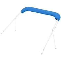 VEVOR 4 Bow Bimini Top Replacement Cover, 8 ft Long, Durable 600D Marine Grade Waterproof Sun Shade Boat Canopy with Storage Boot, Easy Install Zipper Sleeve Awning, 96