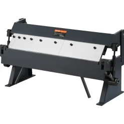 VEVOR Box and Pan Brake, 24-Inch, 0-130 Degrees Sheet Metal Bending Brake, Portable Metal Bender with 20 Gauge Low Carbon Steel 14 Gauge Aluminum Capacity, 5 Adjustable Fingers for Metal Bending