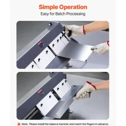 VEVOR Box and Pan Brake, 36 in Sheet Metal Bending Brake,16-Gauge Mild Steel Capacity, 0-135 Degree Adjustable, Metal Bender Machine with 6 Fingers, Heavy-Duty Aluminum Folder for Precise Bending