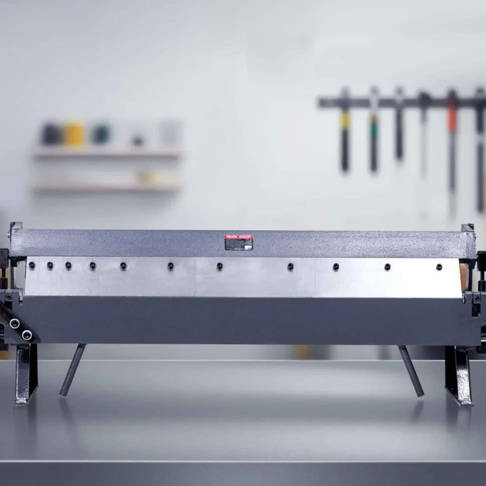 VEVOR Box and Pan Brake, 36 in Sheet Metal Bending Brake,16-Gauge Mild Steel Capacity, 0-135 Degree Adjustable, Metal Bender Machine with 6 Fingers, Heavy-Duty Aluminum Folder for Precise Bending