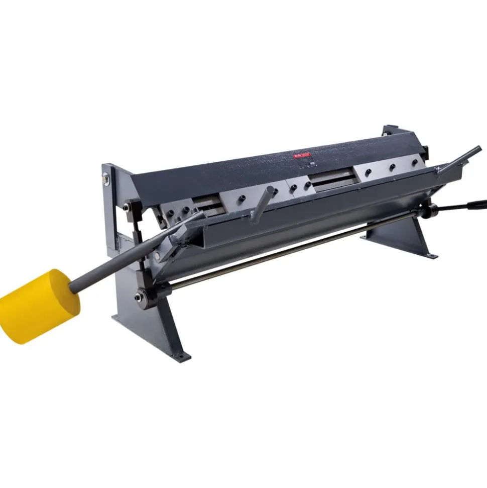 VEVOR Box and Pan Brake, 36 in Sheet Metal Bending Brake,16-Gauge Mild Steel Capacity, 0-135 Degree Adjustable, Metal Bender Machine with 6 Fingers, Heavy-Duty Aluminum Folder for Precise Bending