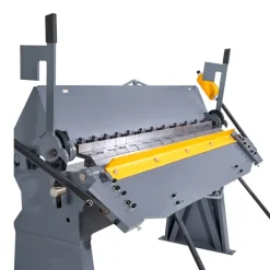VEVOR Box and Pan Brake, 48 in Sheet Metal Bending Brake, 12-Gauge Mild Steel Capacity, 0-135 Degree Adjustable, Metal Bender Machine with 8 Fingers, Heavy-Duty Aluminum Folder for Precise Bending