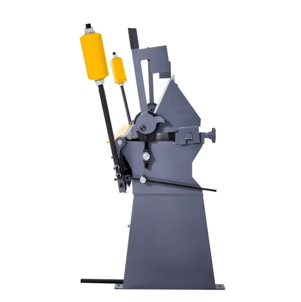 VEVOR Box and Pan Brake, 48 in Sheet Metal Bending Brake, 12-Gauge Mild Steel Capacity, 0-135 Degree Adjustable, Metal Bender Machine with 8 Fingers, Heavy-Duty Aluminum Folder for Precise Bending