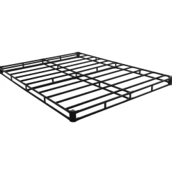 VEVOR Box Spring, Queen Size Bed Frame with Washable Fabric Cloth, Heavy Duty Metal Frame for Queen Bed, 4 in Mattress Foundation, 3500 lbs Max Weight Capacity, Easy Assembly, 79.1 L x 59.4 W x 4 H in