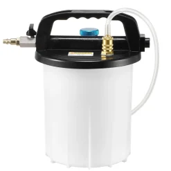 VEVOR Brake Bleeder Kit, 3L Brake Fluid Extractor with 1L Siphon Refilling Bottle & 13 Hose Connectors, Complete Brake Fluid Bleeder Kit with Extended Silicone Hose & Handle, Fit for Most Vehicles