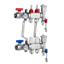 VEVOR 2-Branch Radiant Heat Manifold, 1/2